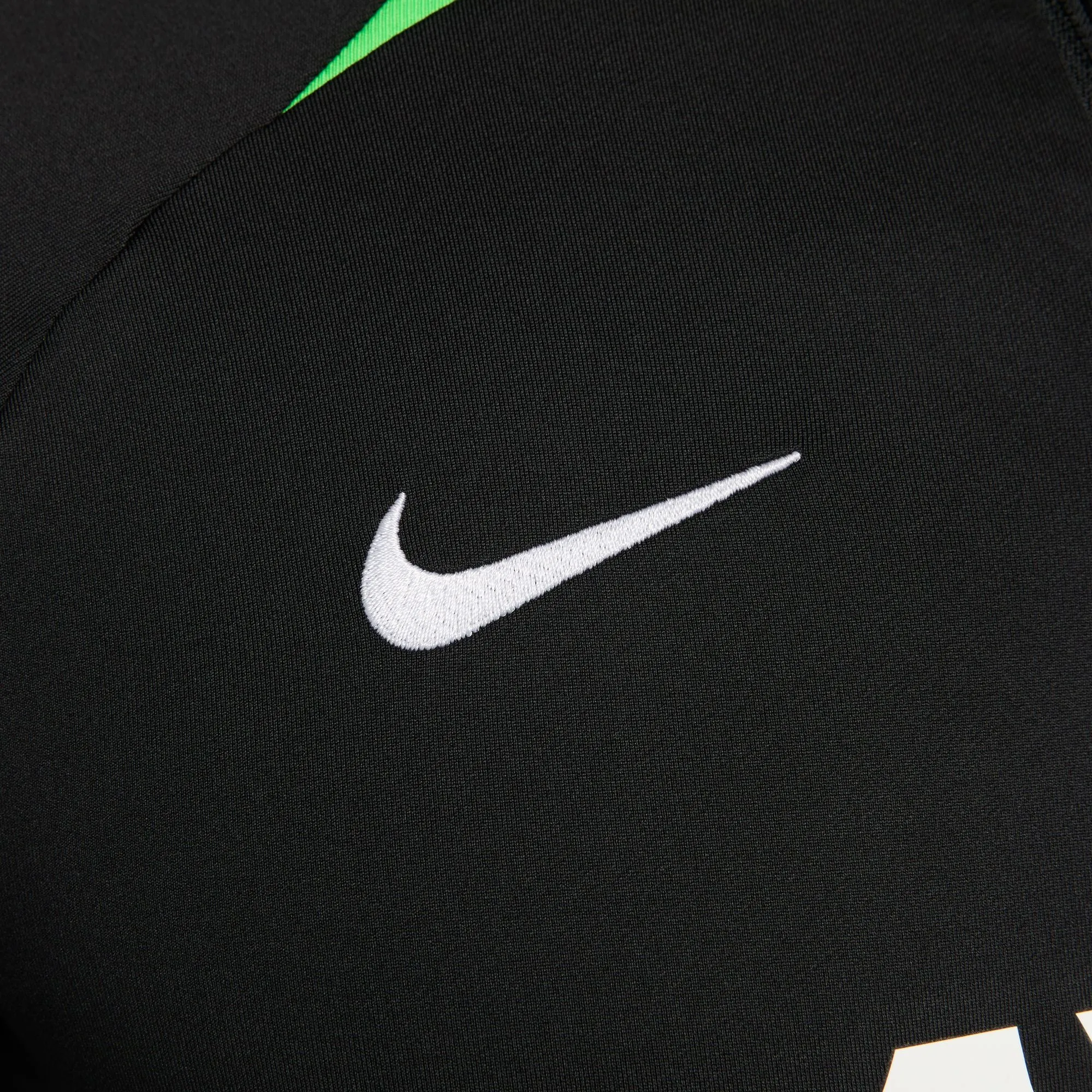 Liverpool FC Strike Men's Nike Dri-FIT Black/Green Soccer Drill Top