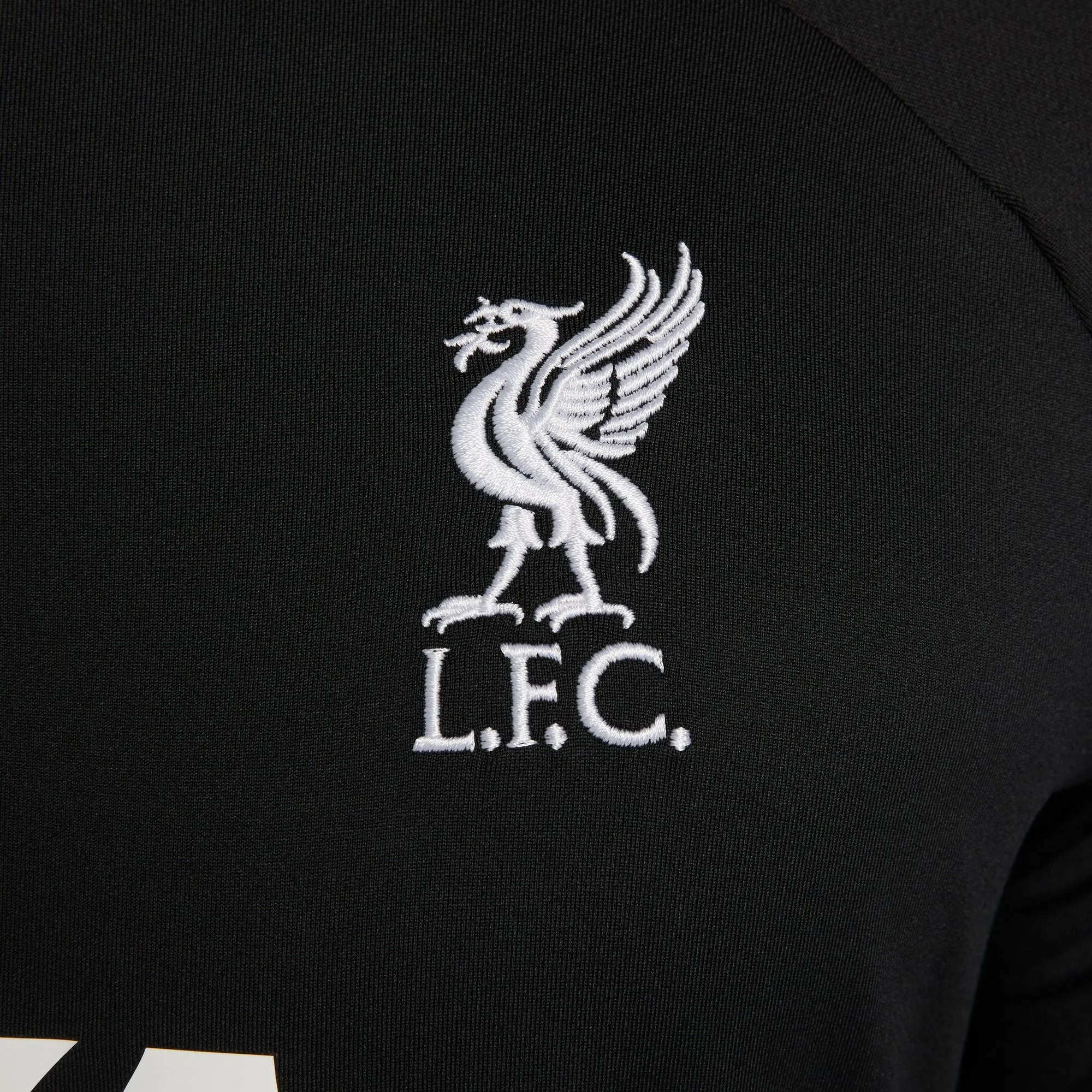 Liverpool FC Strike Men's Nike Dri-FIT Black/Green Soccer Drill Top