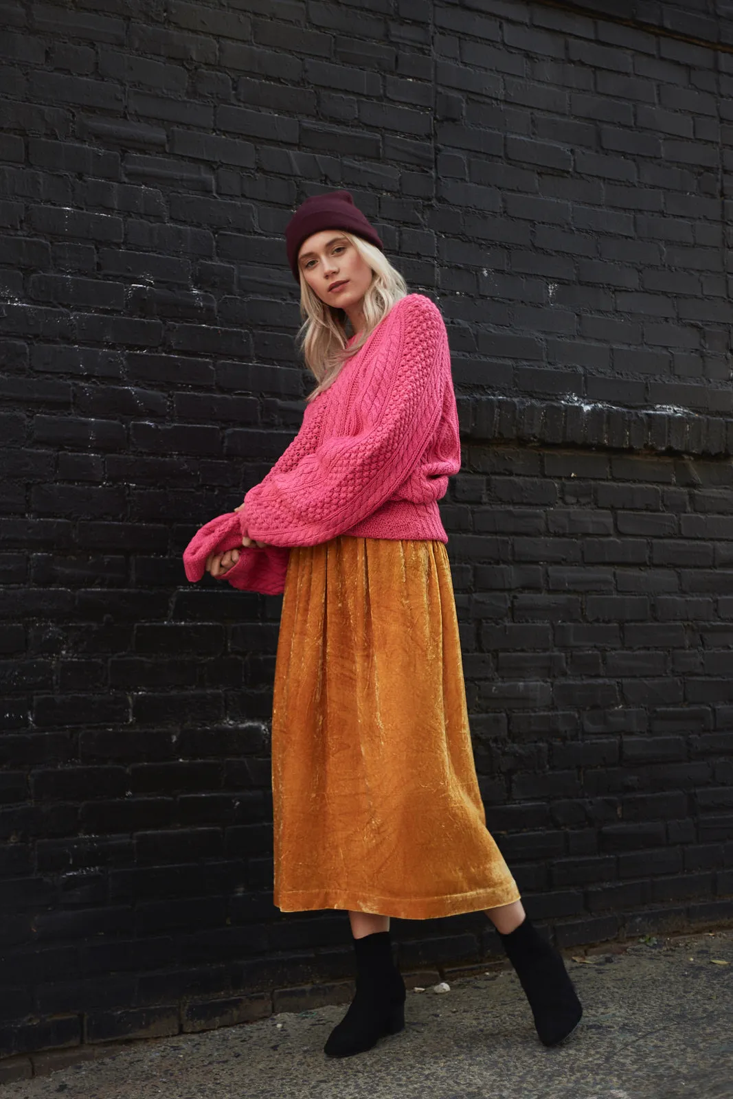 Mid Length Skirt