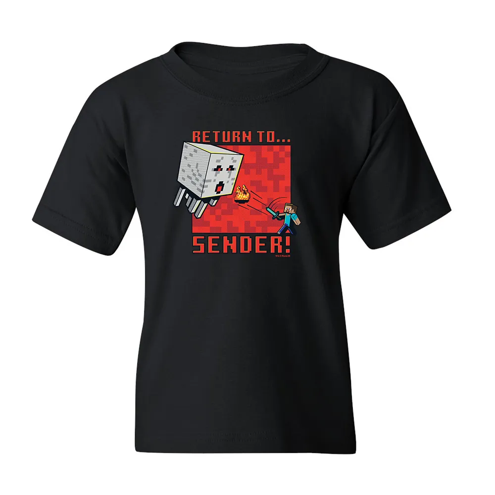 Minecraft Jolly Mobs Return to Sender Kids Short Sleeve T-Shirt