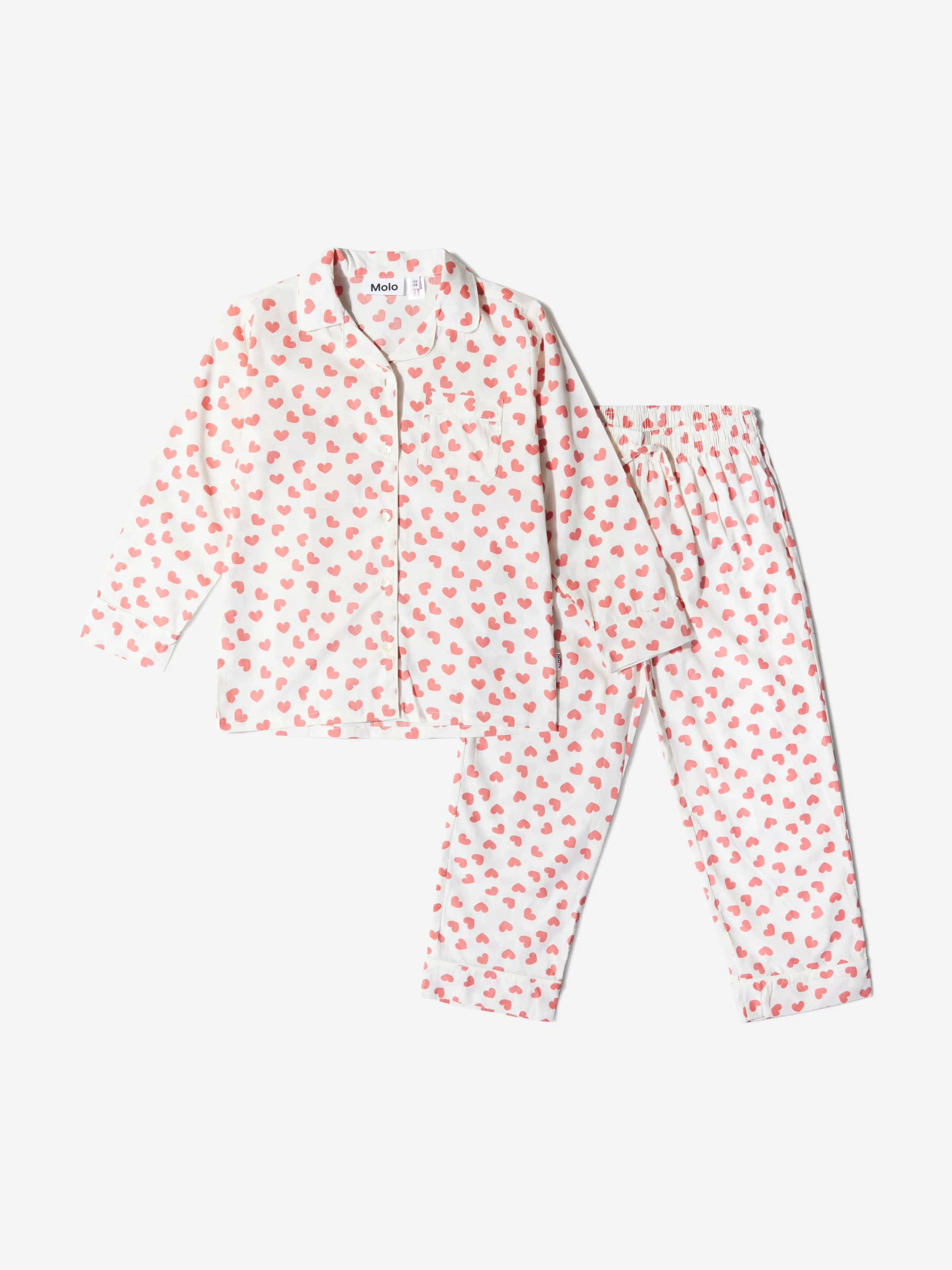 Molo Girls Organic Cotton Love Pyjamas
