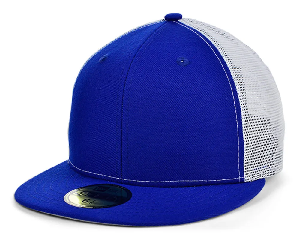 New Era Custom 59FIFTY Trucker - Blue/White