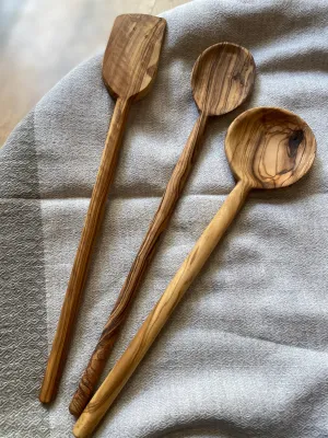 Olive Wood Cooking Spoon (more styles)