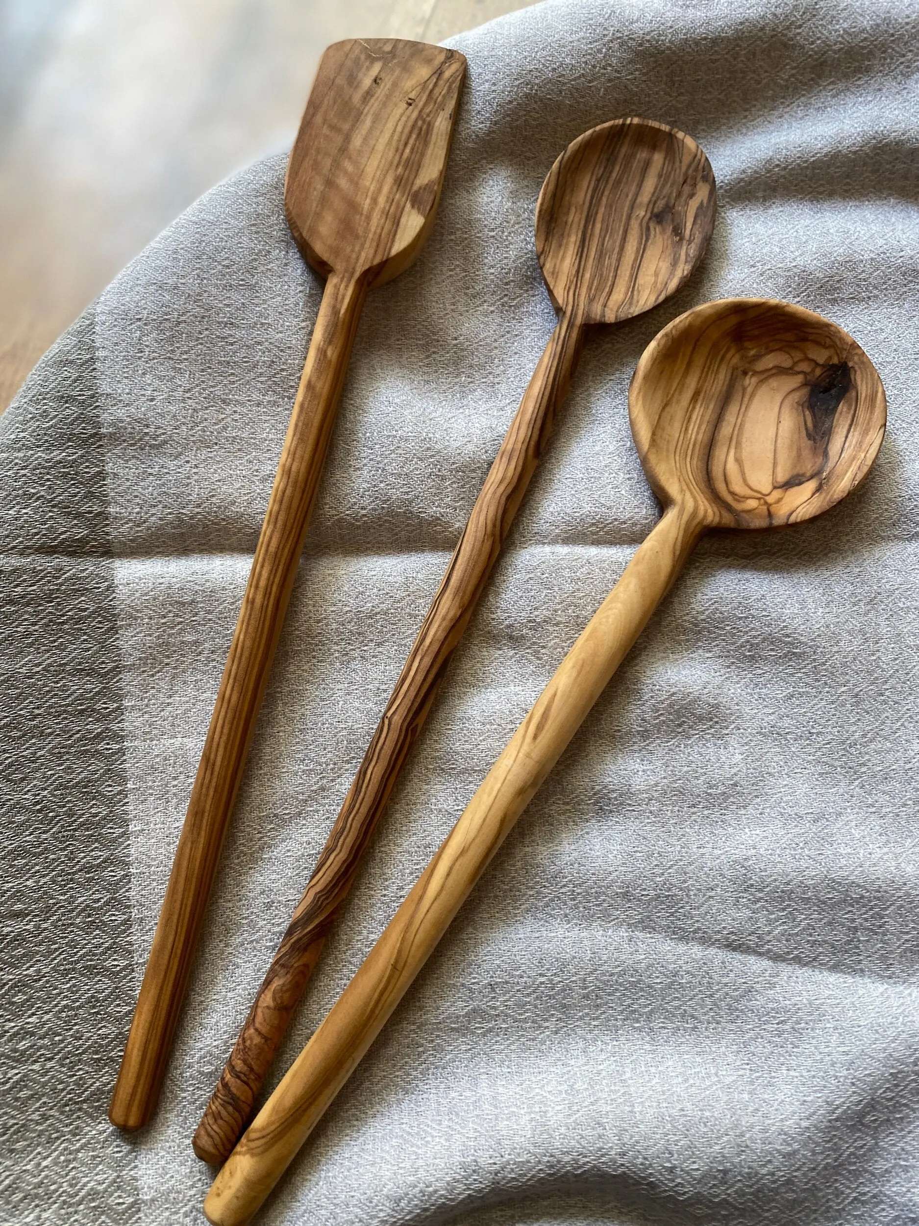 Olive Wood Cooking Spoon (more styles)