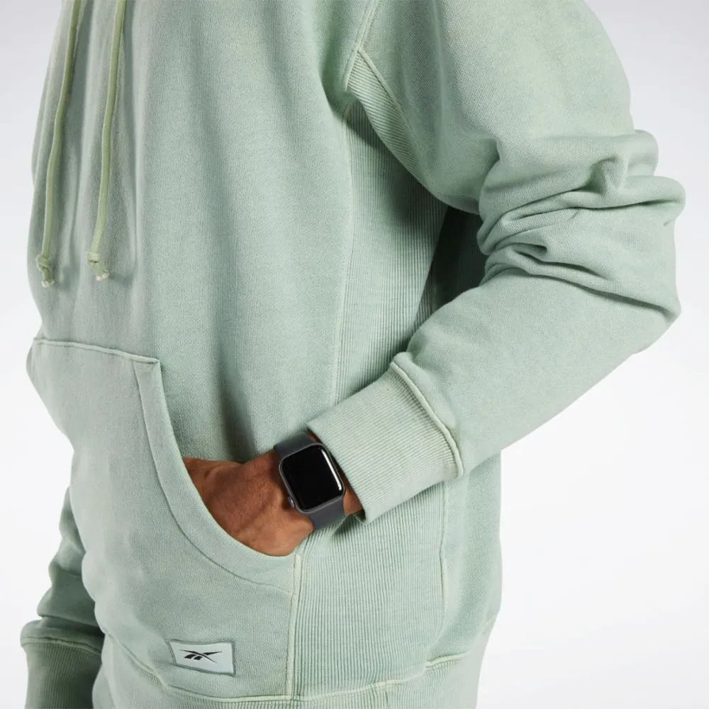 Reebok Apparel Men Classics Natural Dye Hoodie HARGRN