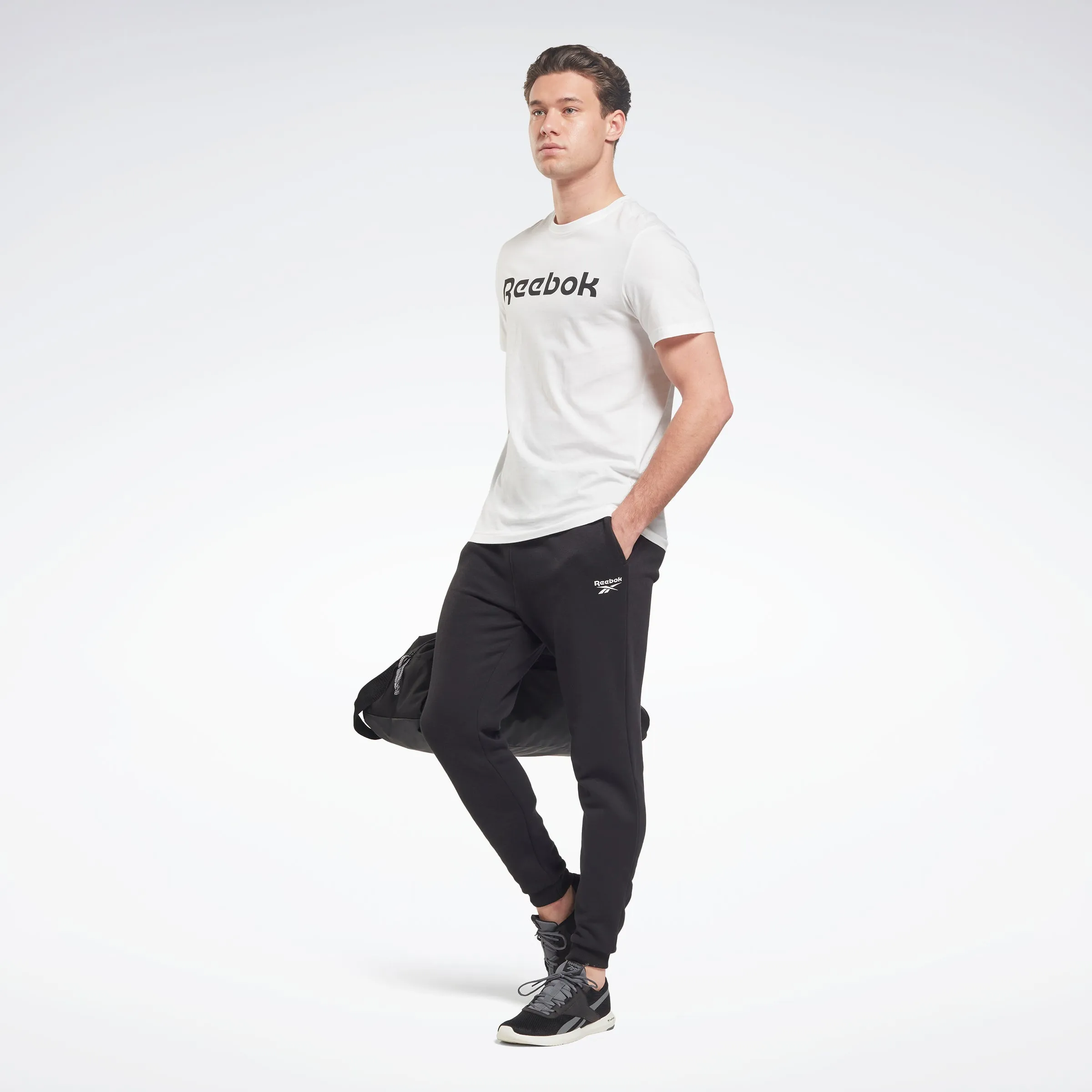 Reebok Apparel Men Reebok Identity Fleece Jogger Black