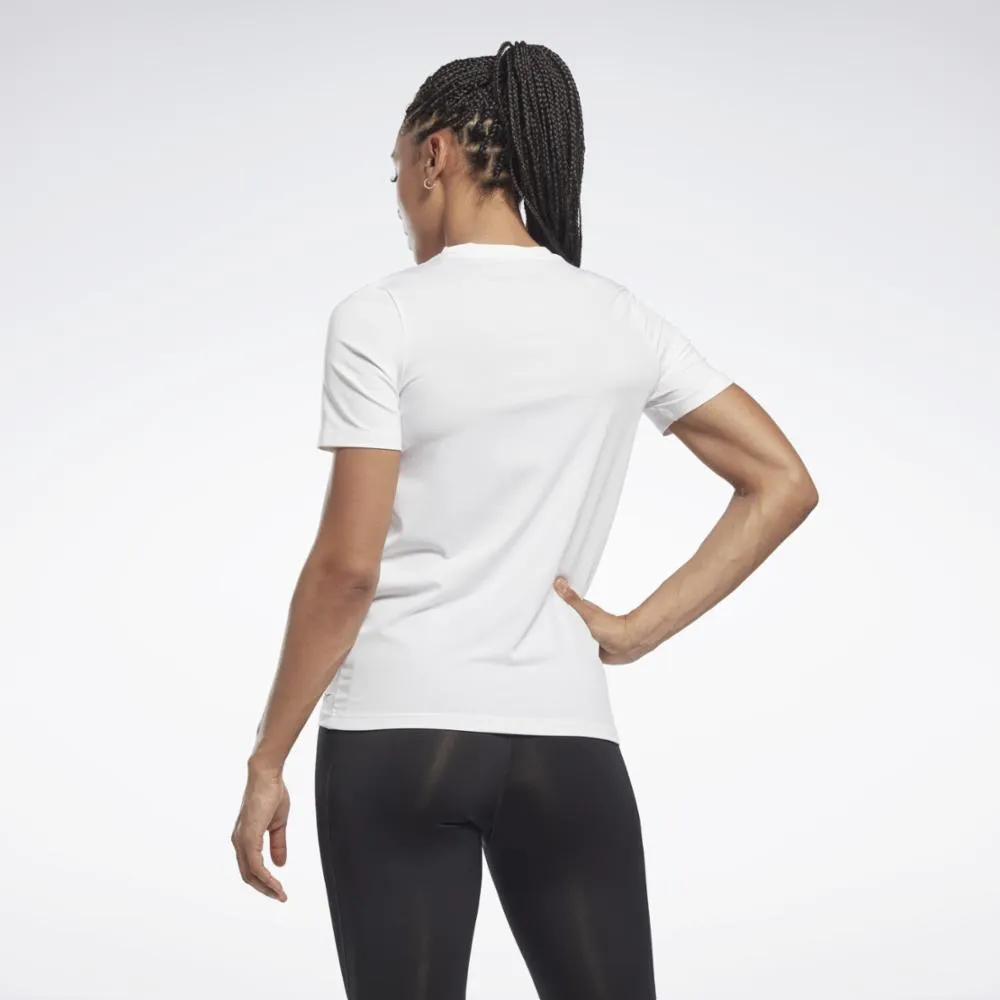 Reebok Apparel Women Workout Ready Speedwick T-Shirt WHITE
