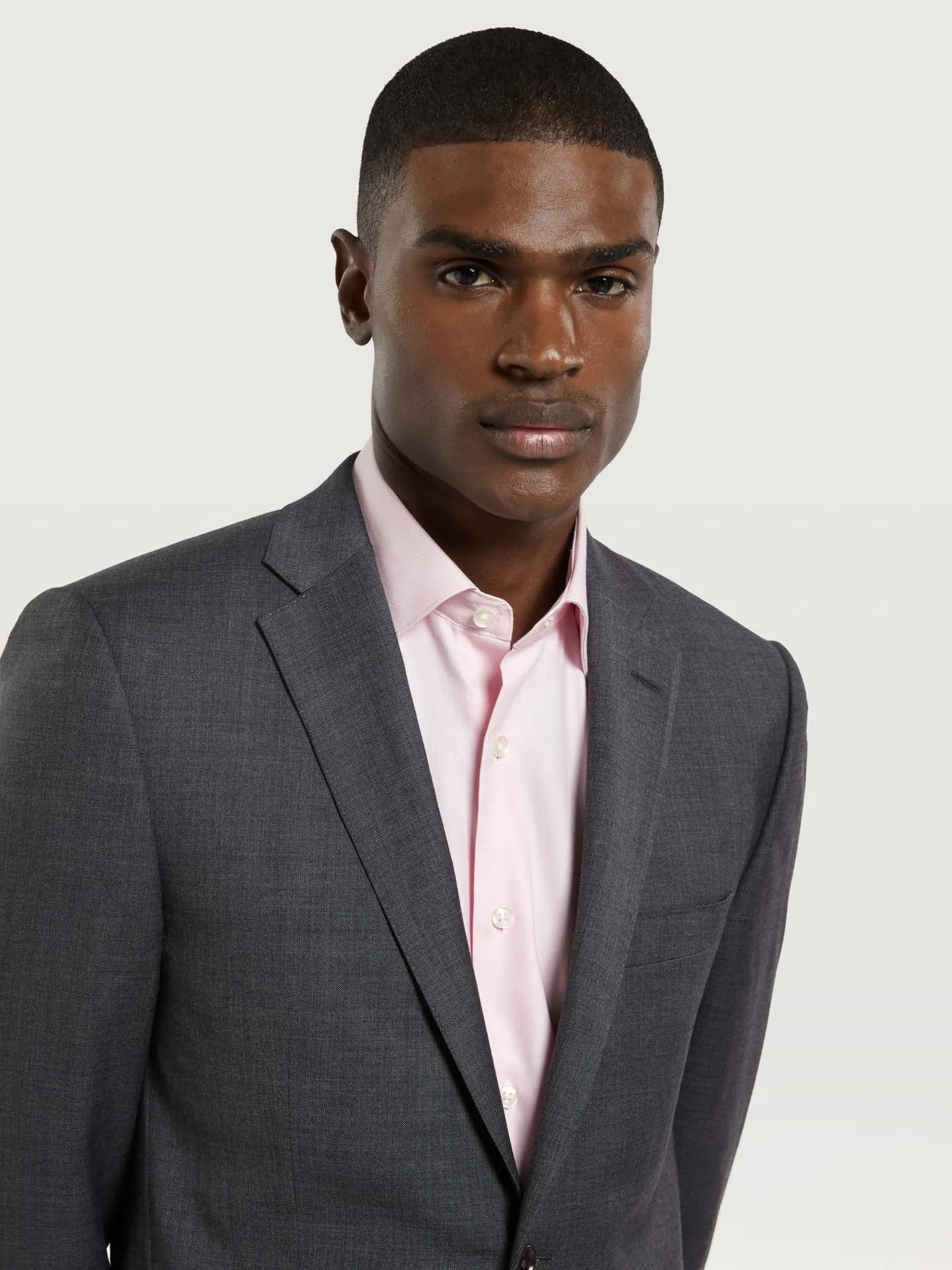 Regular fit business plain oxford formal shirt