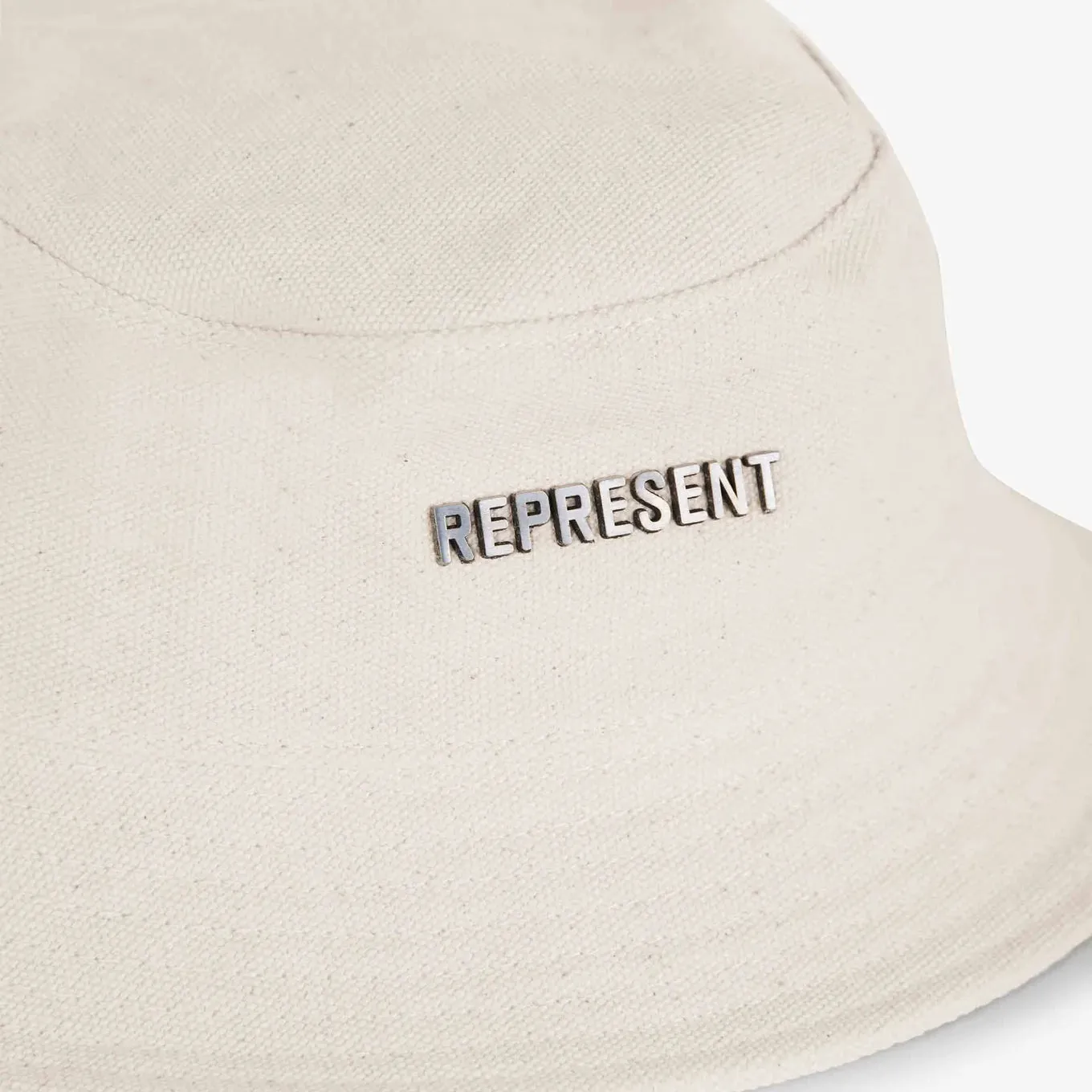 Represent Canvas Bucket Hat Cream