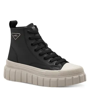 S Oliver Womens Black High Top Chunky Boots  5-25233-43