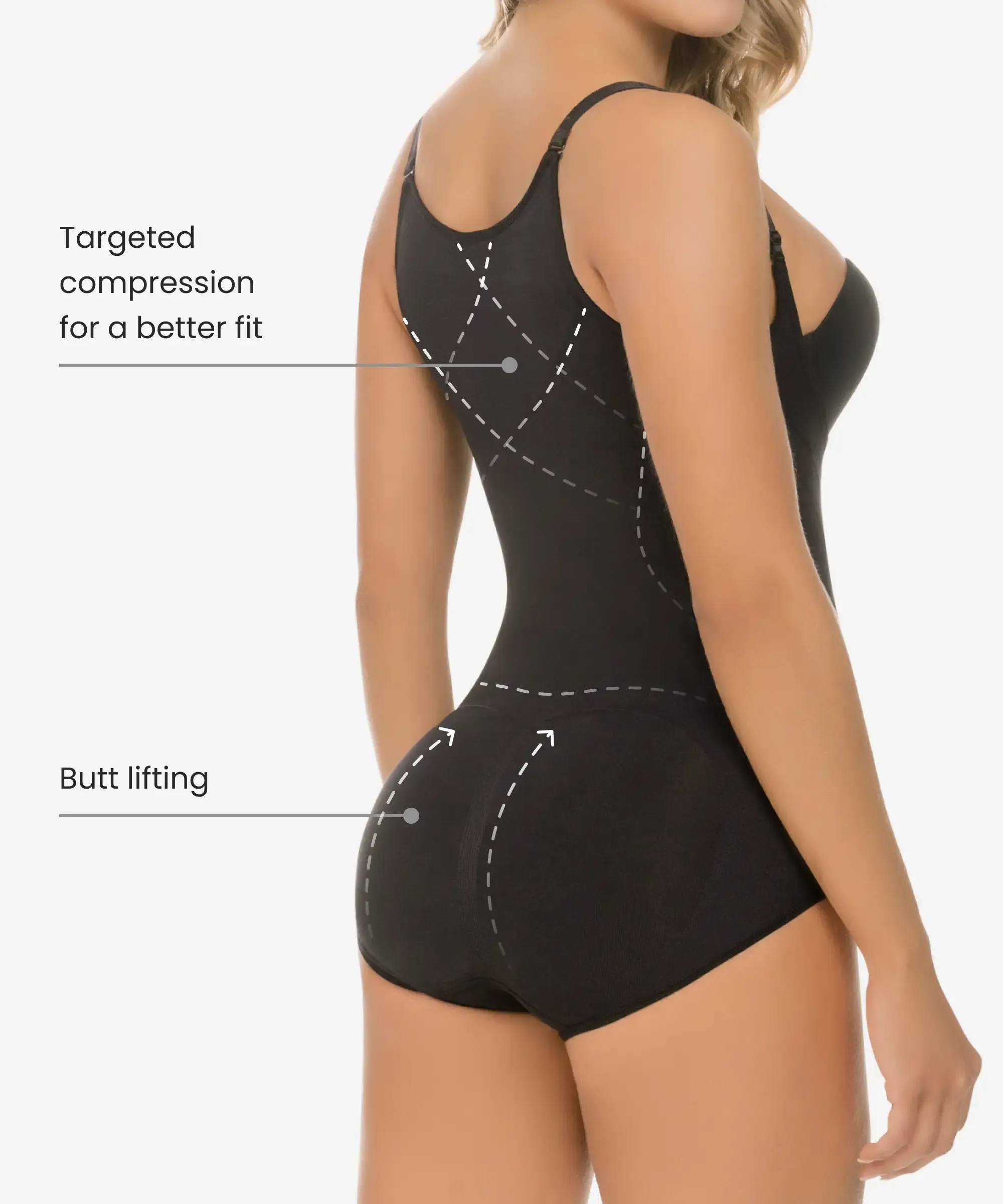Seamless thermal abdomen focused body shaper - Styles 1577 / 1578