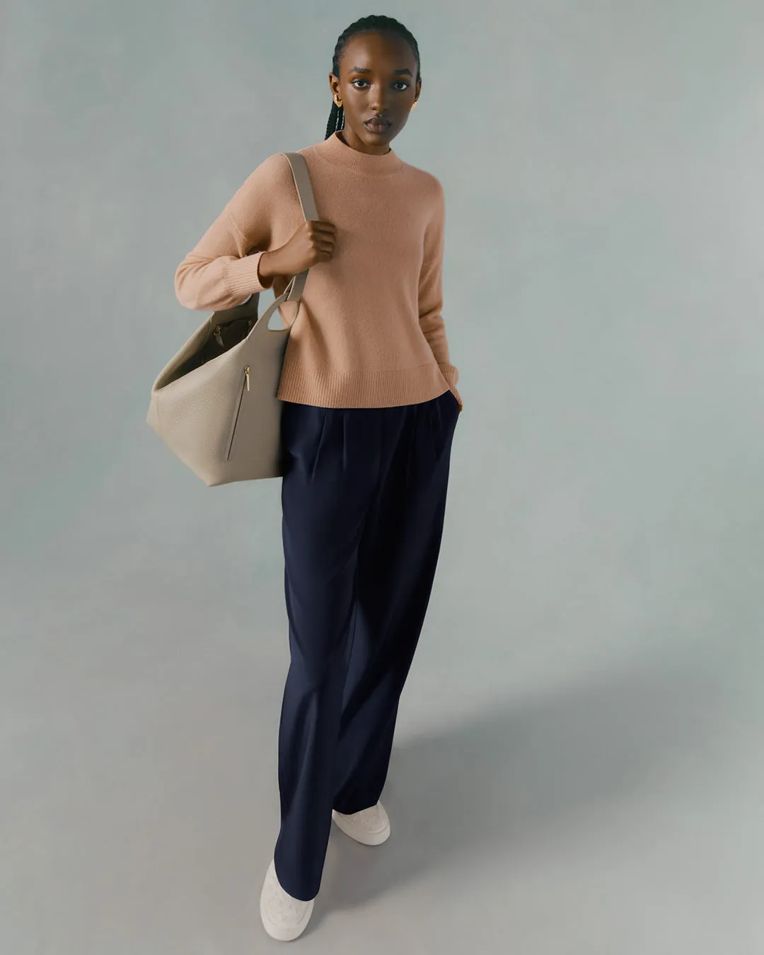 Silk Wide-Leg Pant