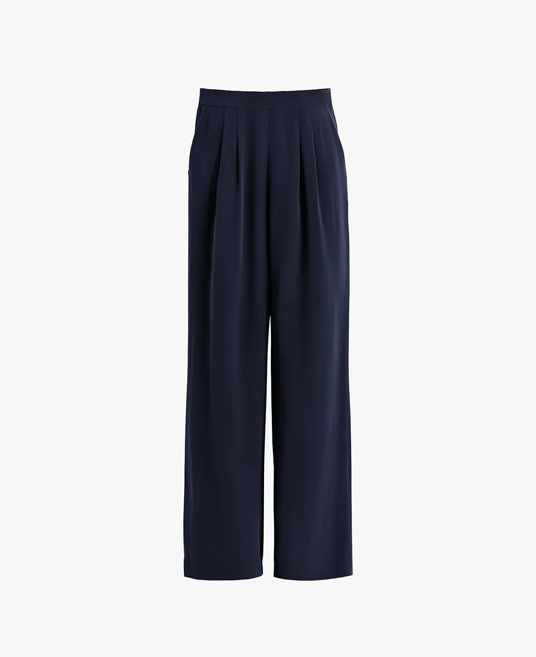Silk Wide-Leg Pant