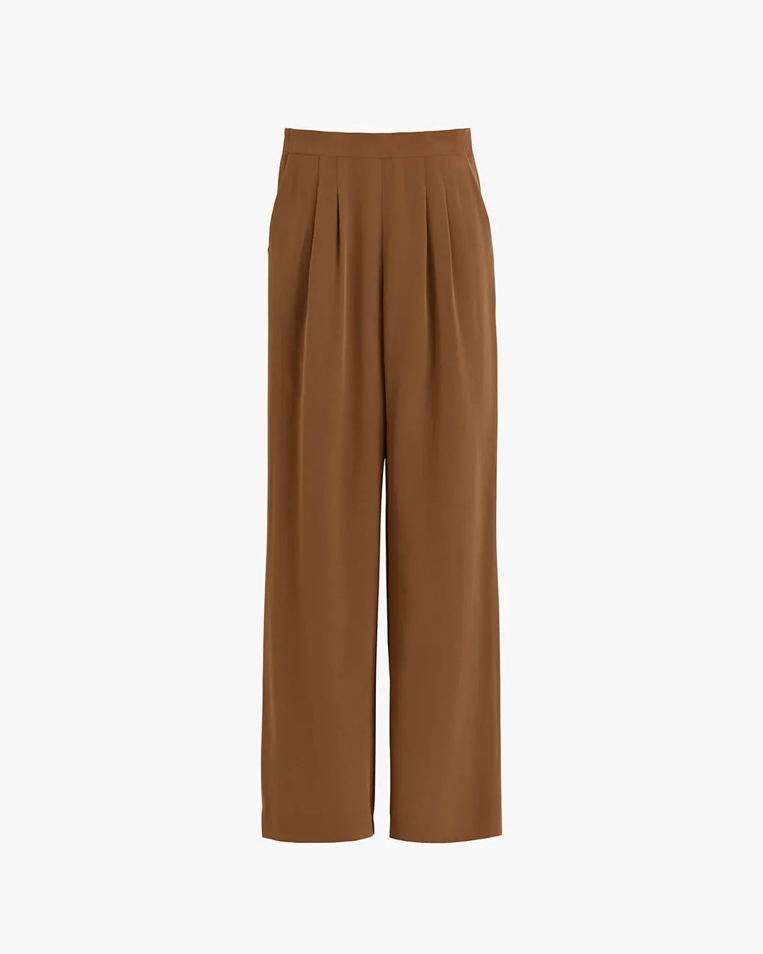 Silk Wide-Leg Pant