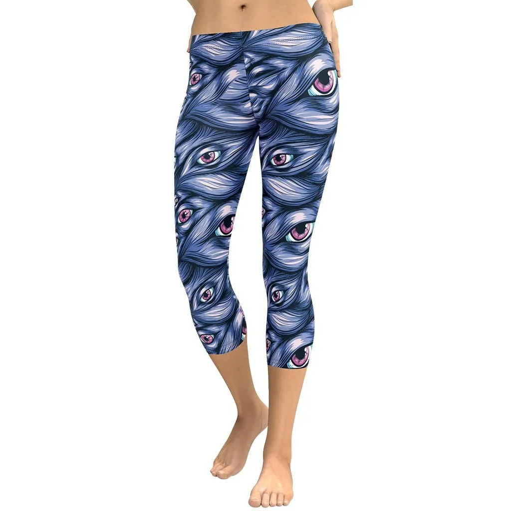 Spooky Eyes Capris