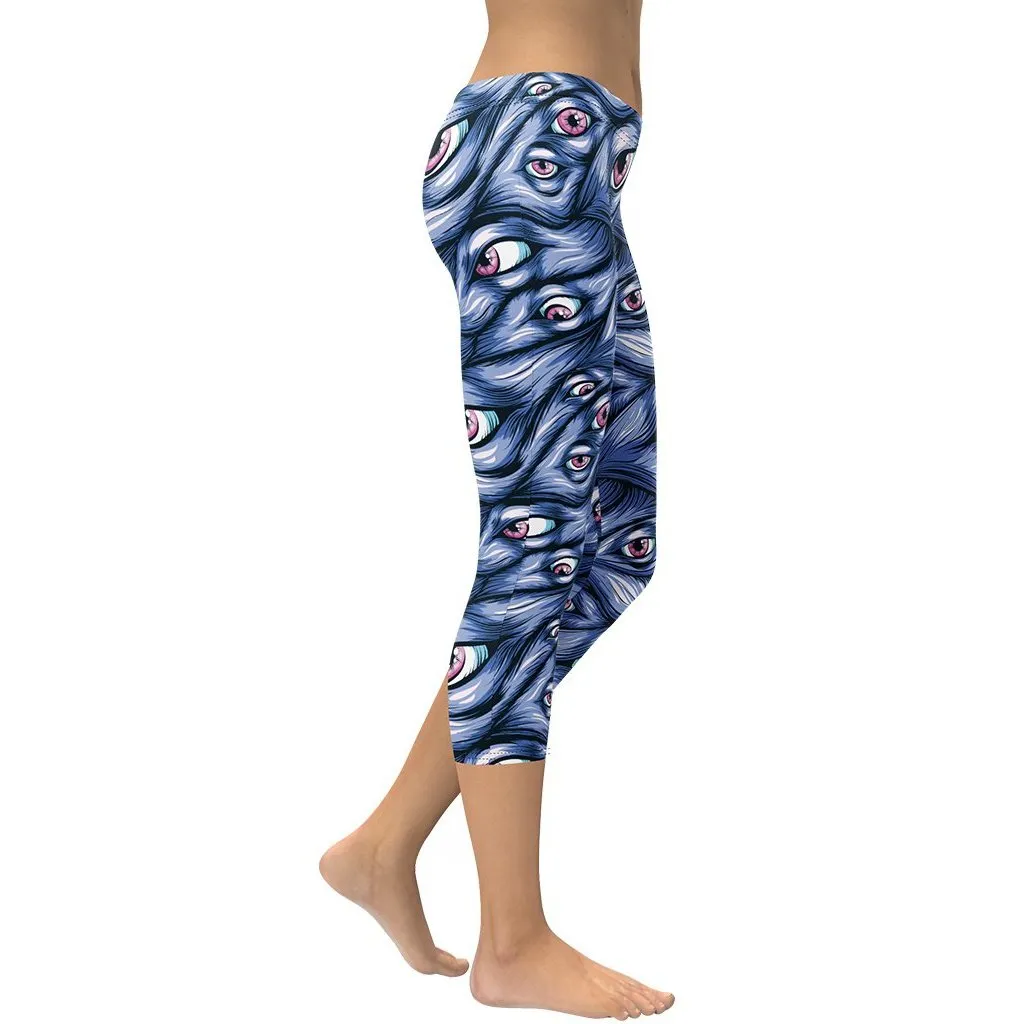 Spooky Eyes Capris