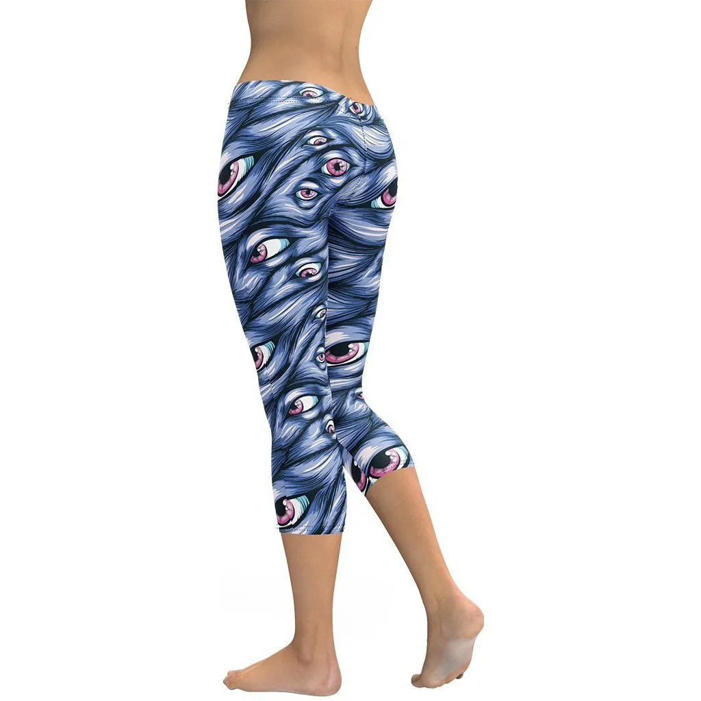 Spooky Eyes Capris