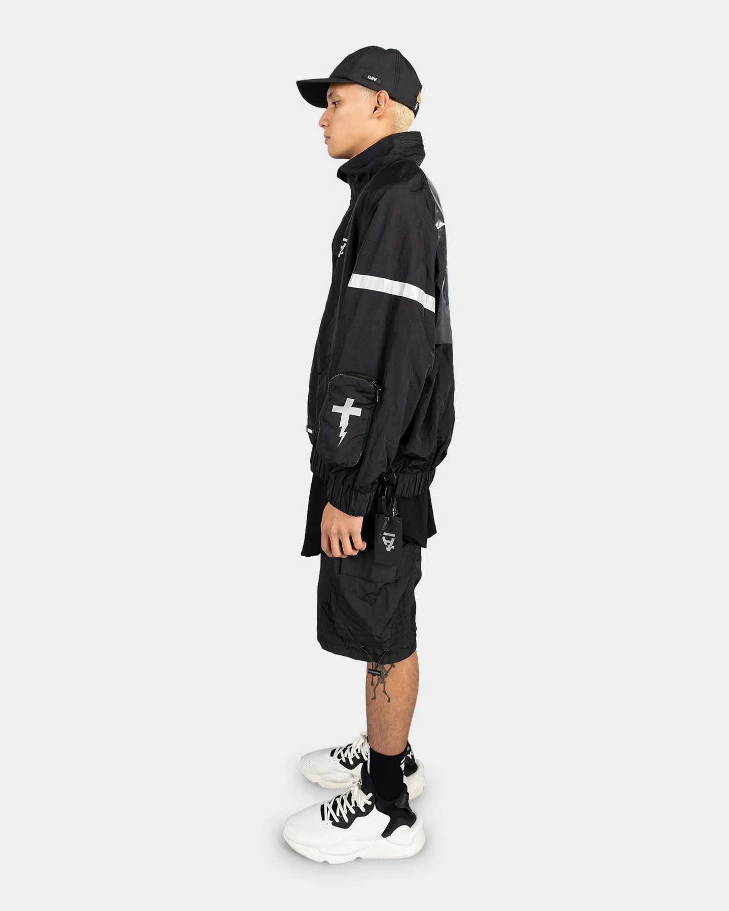 The Anti Order Future Cargo Shorts Black
