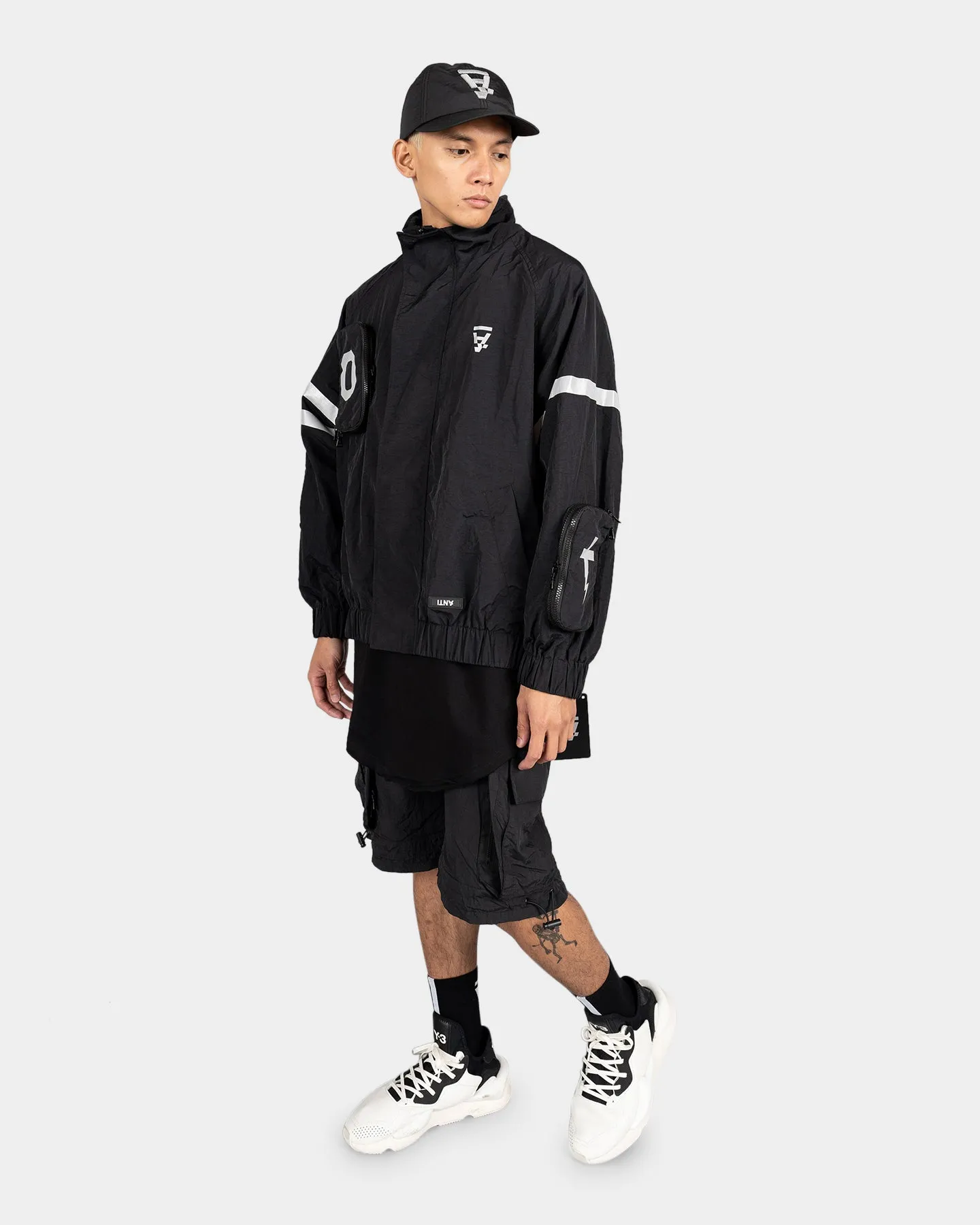 The Anti Order Future Cargo Shorts Black
