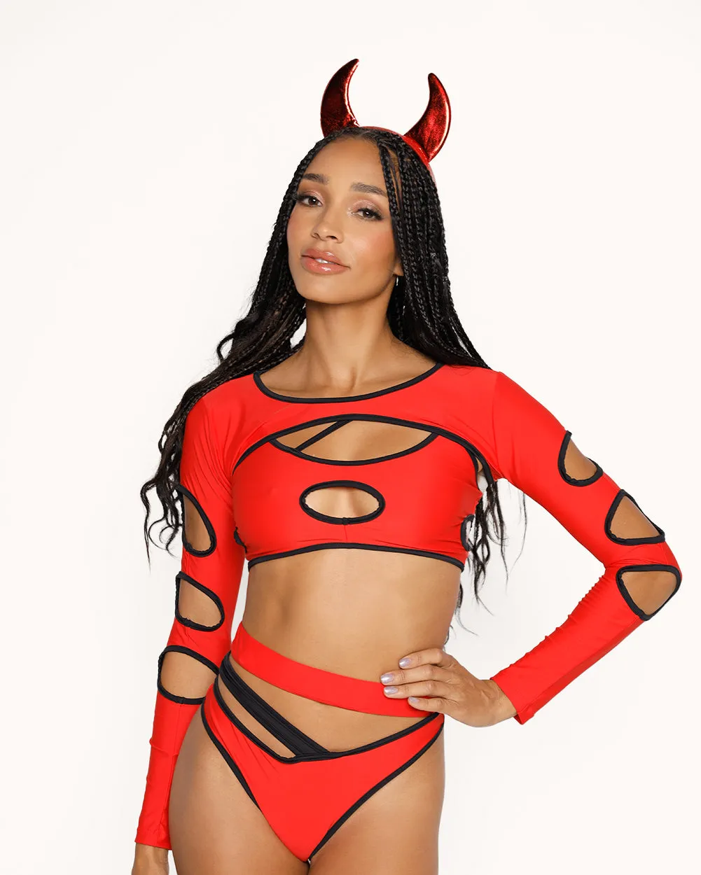 The Devil's in the Details Horn Headband