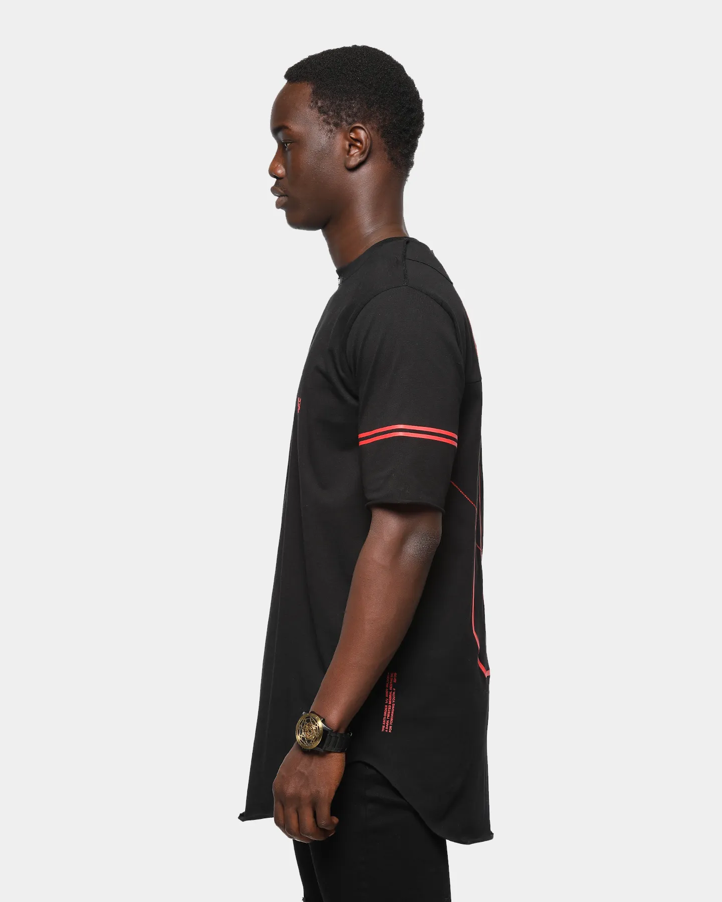 Unisex The Anti Order A4 Symmetry T-Shirt Black/Red