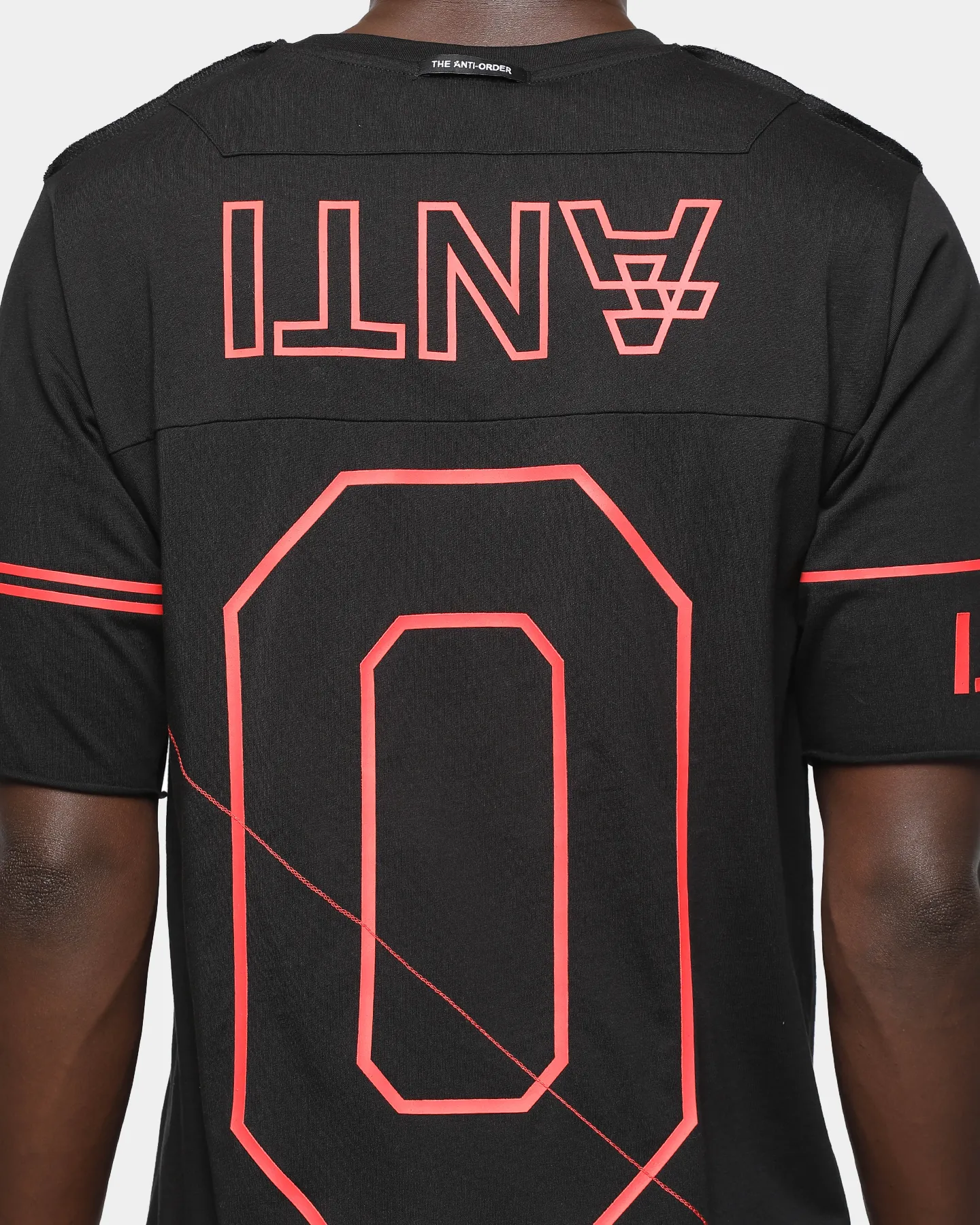 Unisex The Anti Order A4 Symmetry T-Shirt Black/Red
