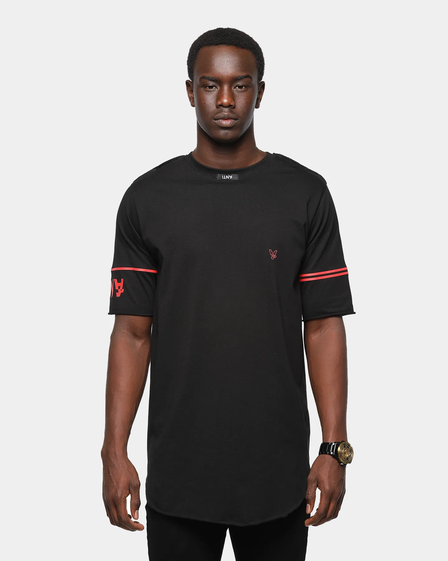 Unisex The Anti Order A4 Symmetry T-Shirt Black/Red