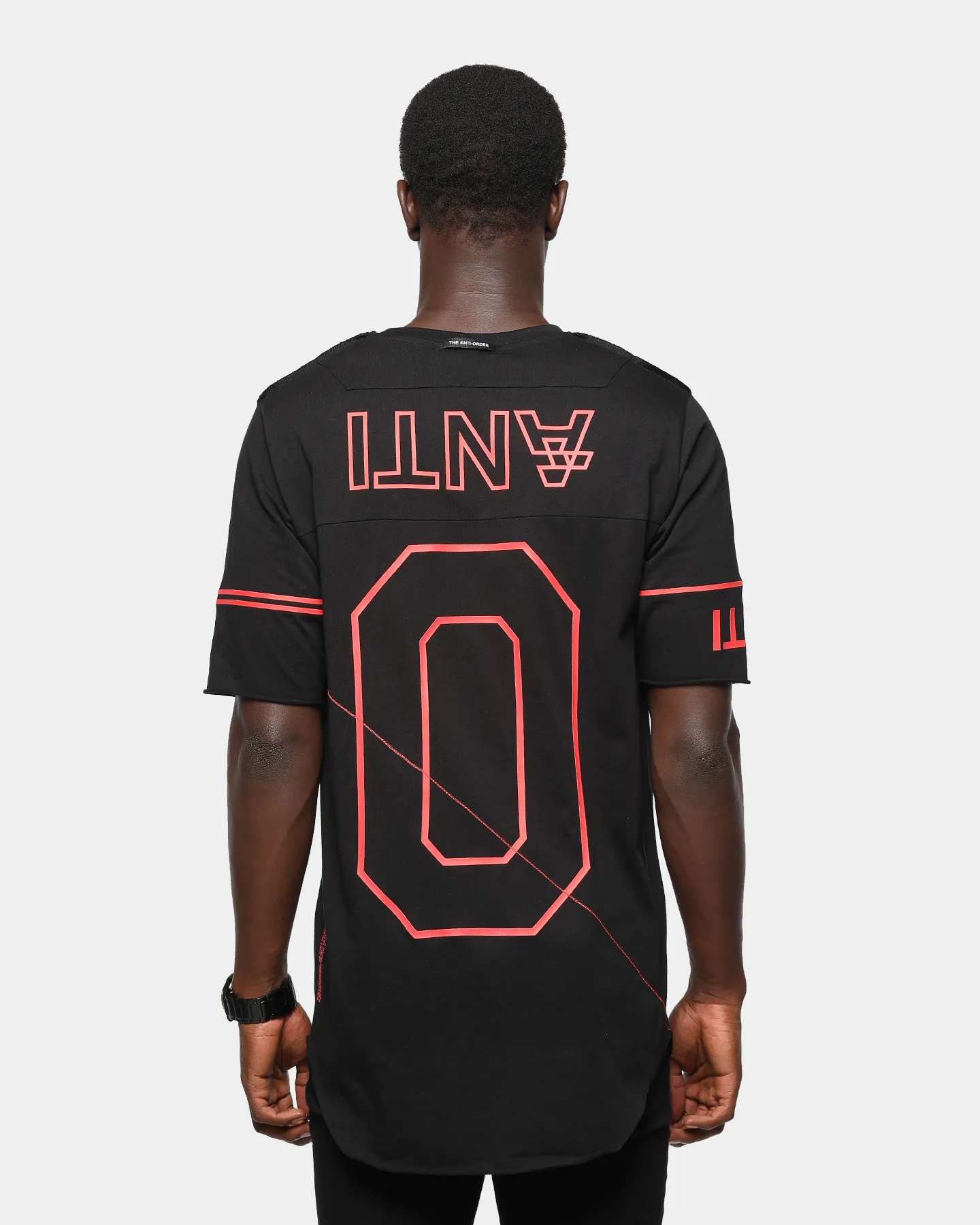Unisex The Anti Order A4 Symmetry T-Shirt Black/Red