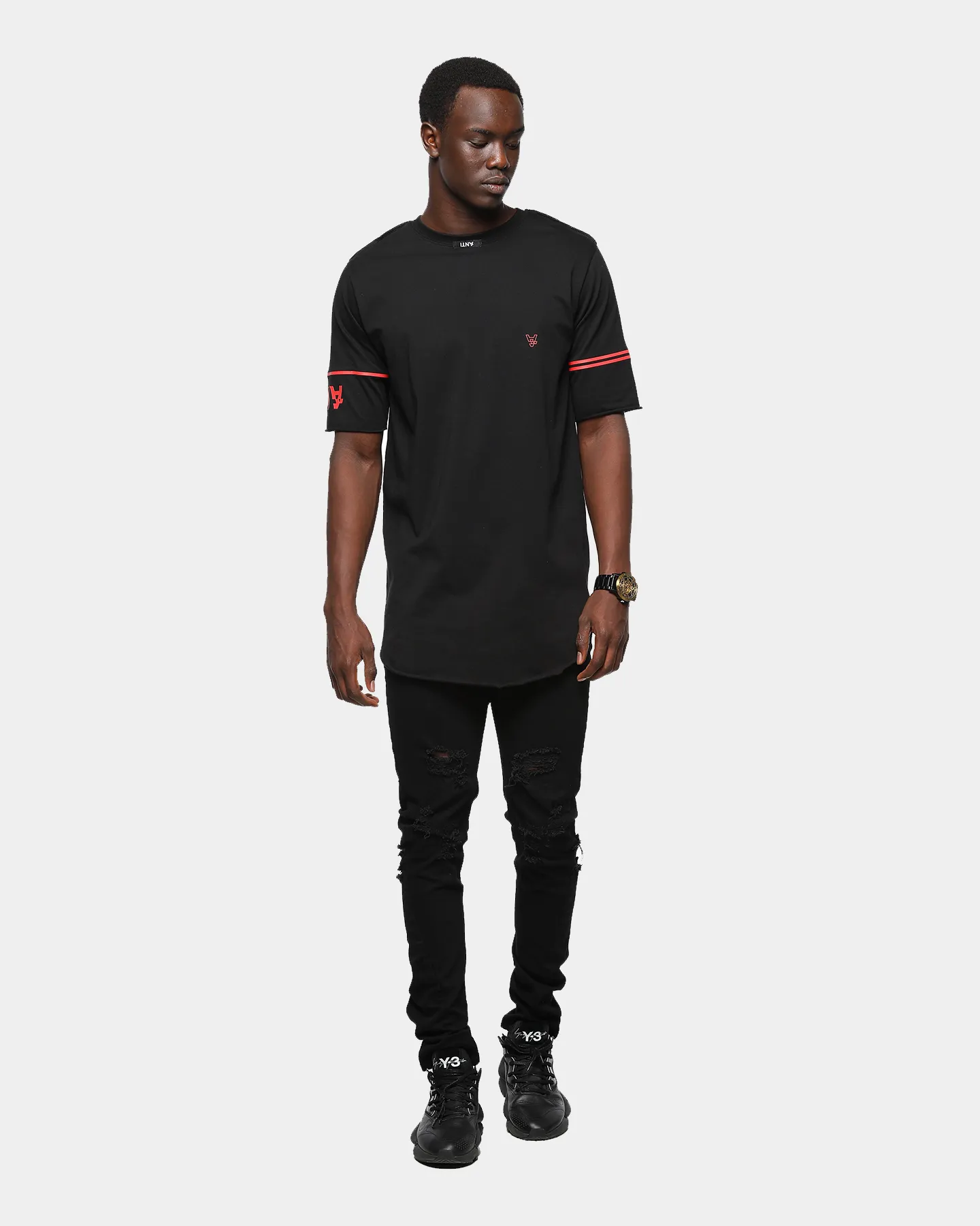Unisex The Anti Order A4 Symmetry T-Shirt Black/Red