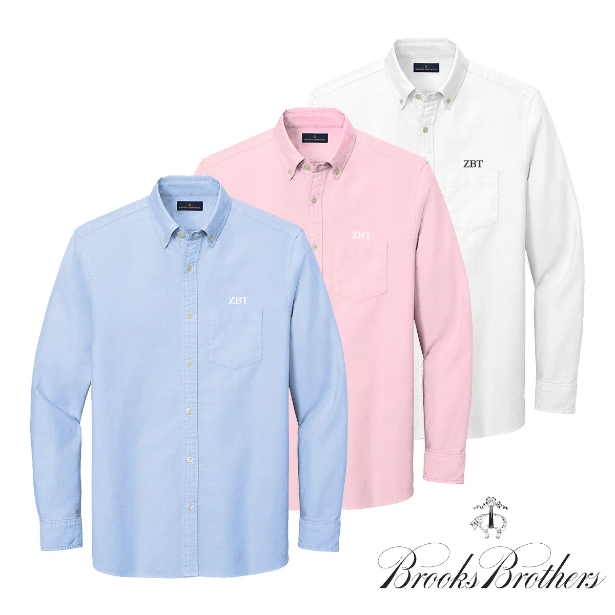 ZBT Brooks Brothers Oxford Button Up Shirt